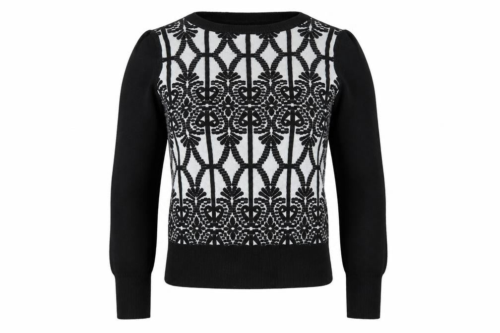 Oasis Womens Black  Knit Pullover Jumper Size S