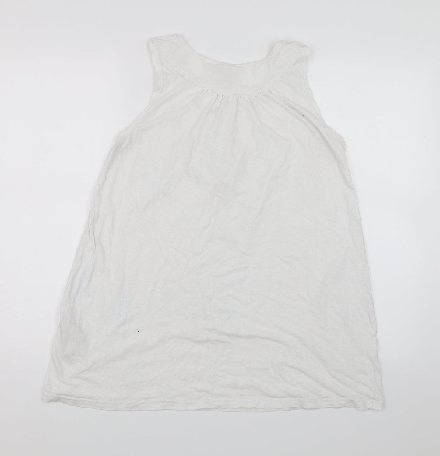 VILA Womens White   Basic Tank Size M