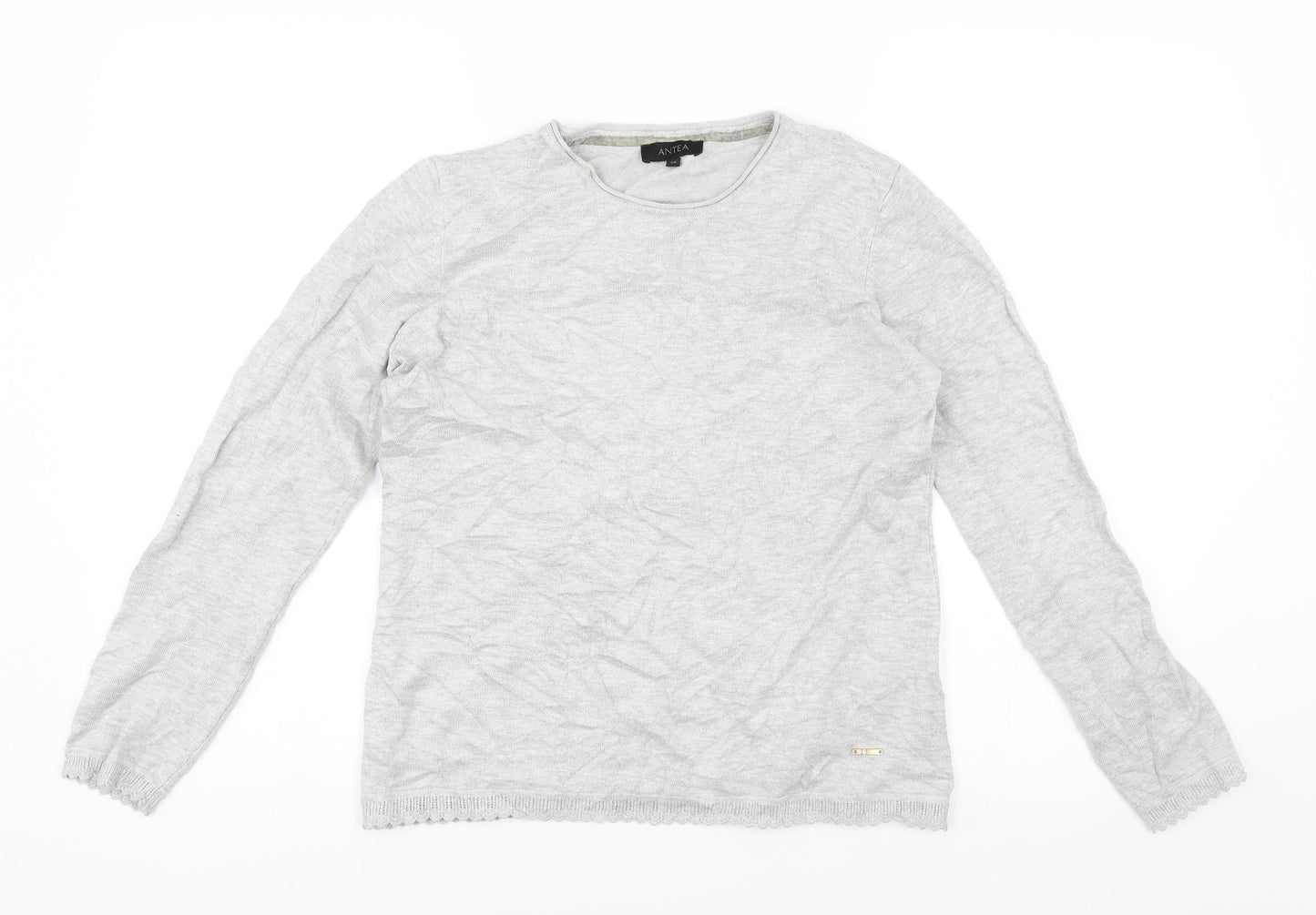 Antea Womens Grey   Pullover Jumper Size 10