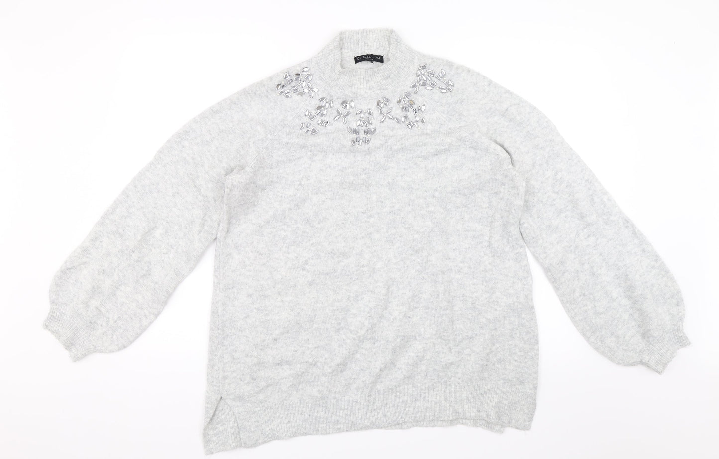 F&F Womens Grey   Pullover Jumper Size 14