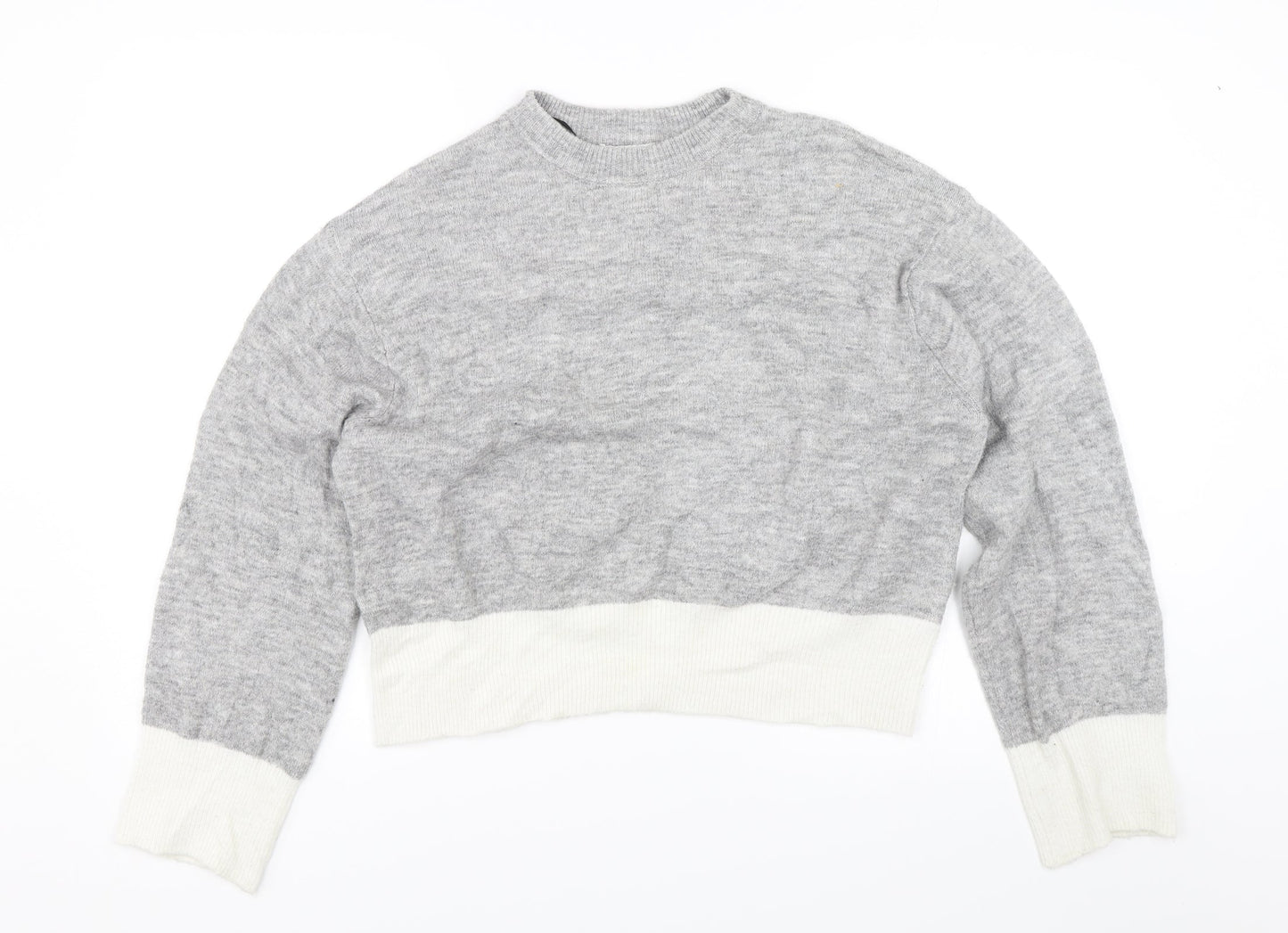 H&M Womens Grey   Pullover Jumper Size XS
