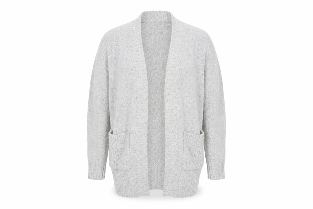 Marks & Spencer Womens Grey   Cardigan Jumper Size M