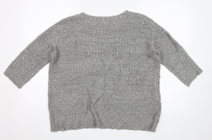 Preloved M&Co. Womens Grey   Pullover Jumper Size S - Back