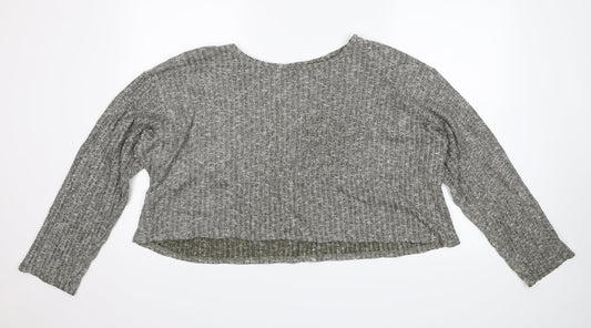 Topshop Womens Green   Pullover Jumper Size 16