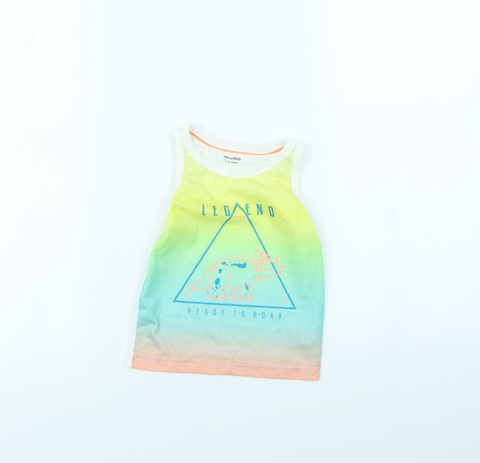 Studio Girls Multicoloured Colourblock  Basic Tank Size 2 Years