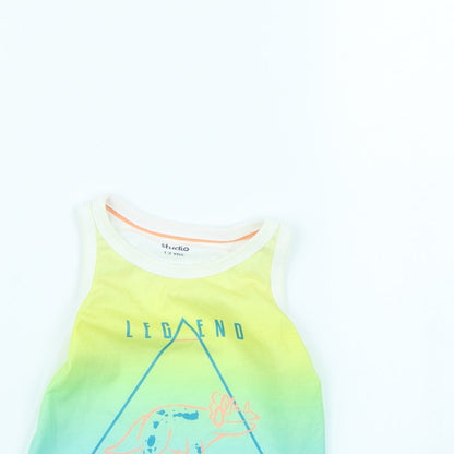 Studio Girls Multicoloured Colourblock  Basic Tank Size 2 Years