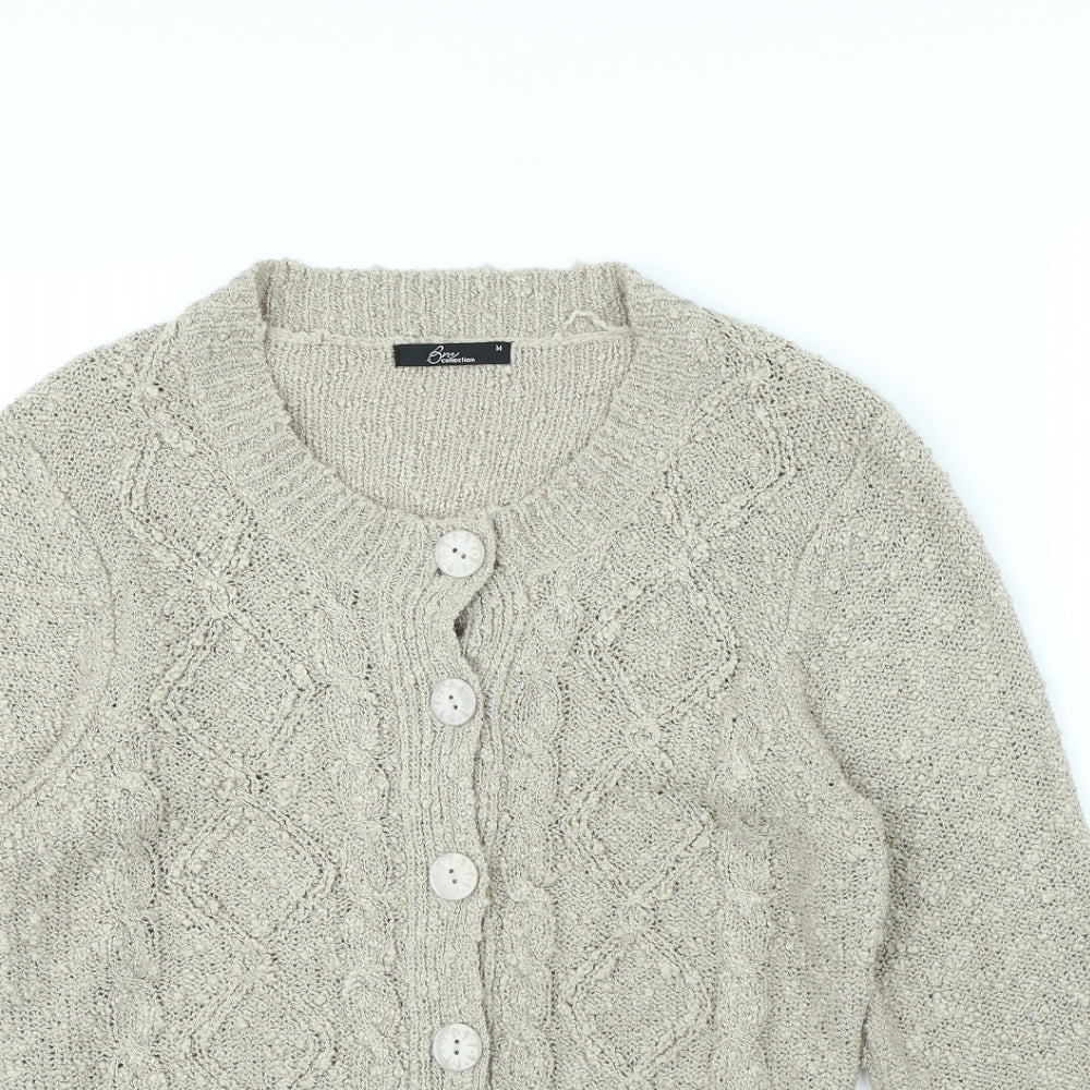 BM collection Womens Beige   Jacket  Size M