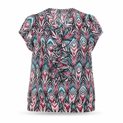 Epilogue Womens Multicoloured Striped  Basic Button-Up Size 16