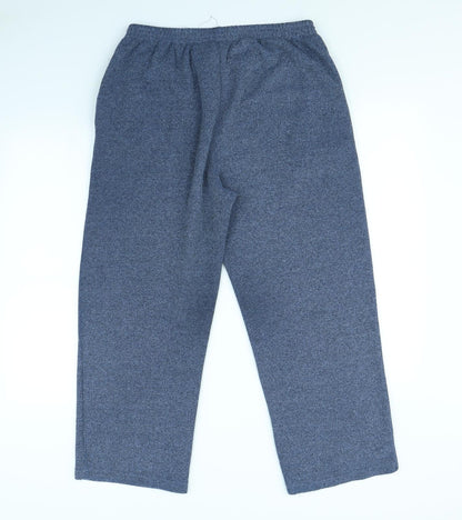 Preloved Bonmarché Womens Blue   Trousers  Size M L30 in - Back