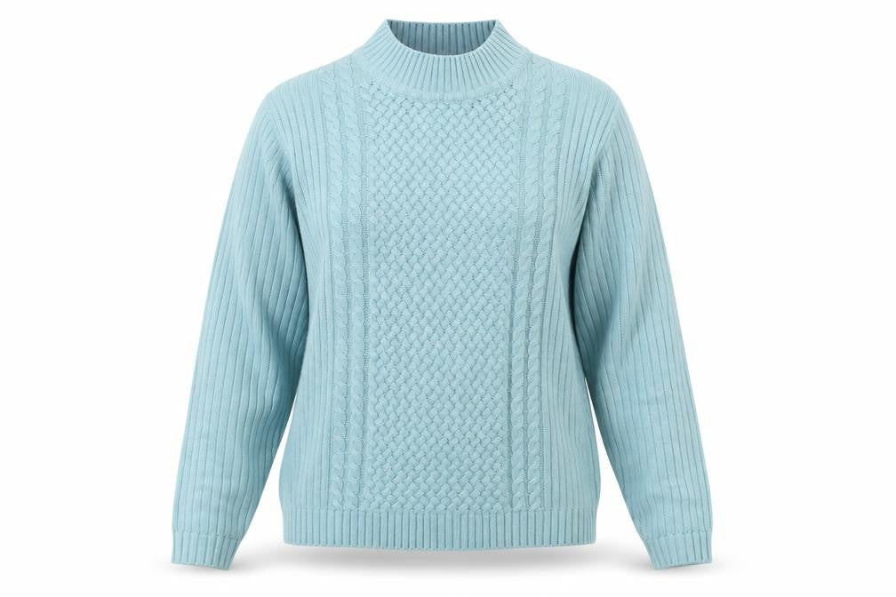 isle Womens Blue   Pullover Jumper Size M
