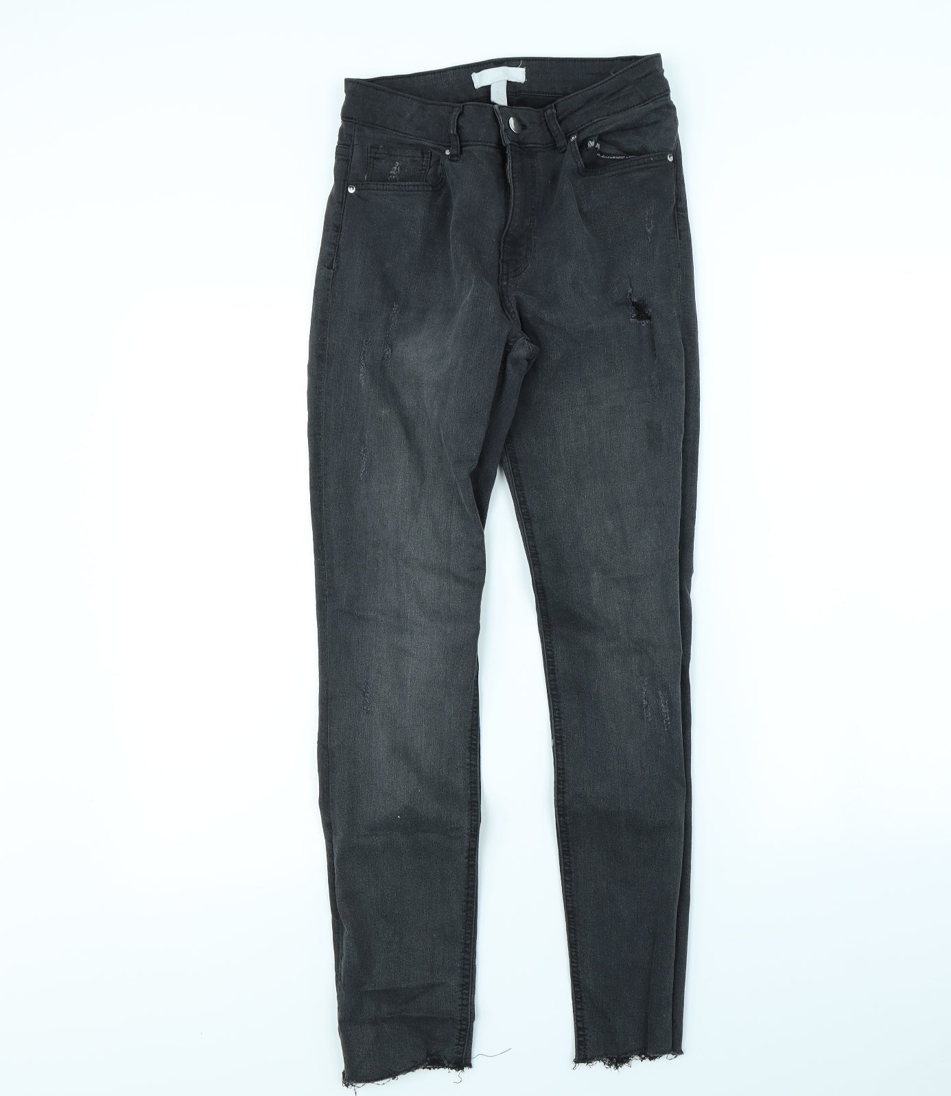 H&M Womens Black   Skinny Jeans Size 8 L29 in