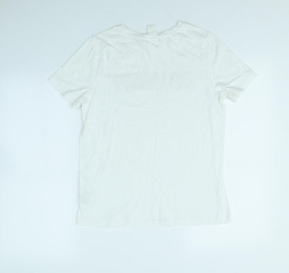 H&M Womens White   Basic T-Shirt Size S