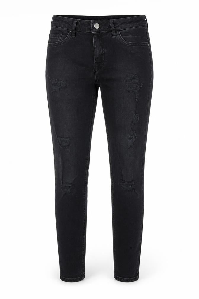 Denim & Co. Womens Black   Skinny Jeans Size 8 L29 in