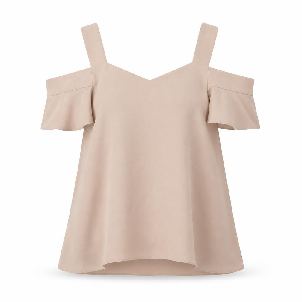 Topshop Womens Pink   Basic Blouse Size 8