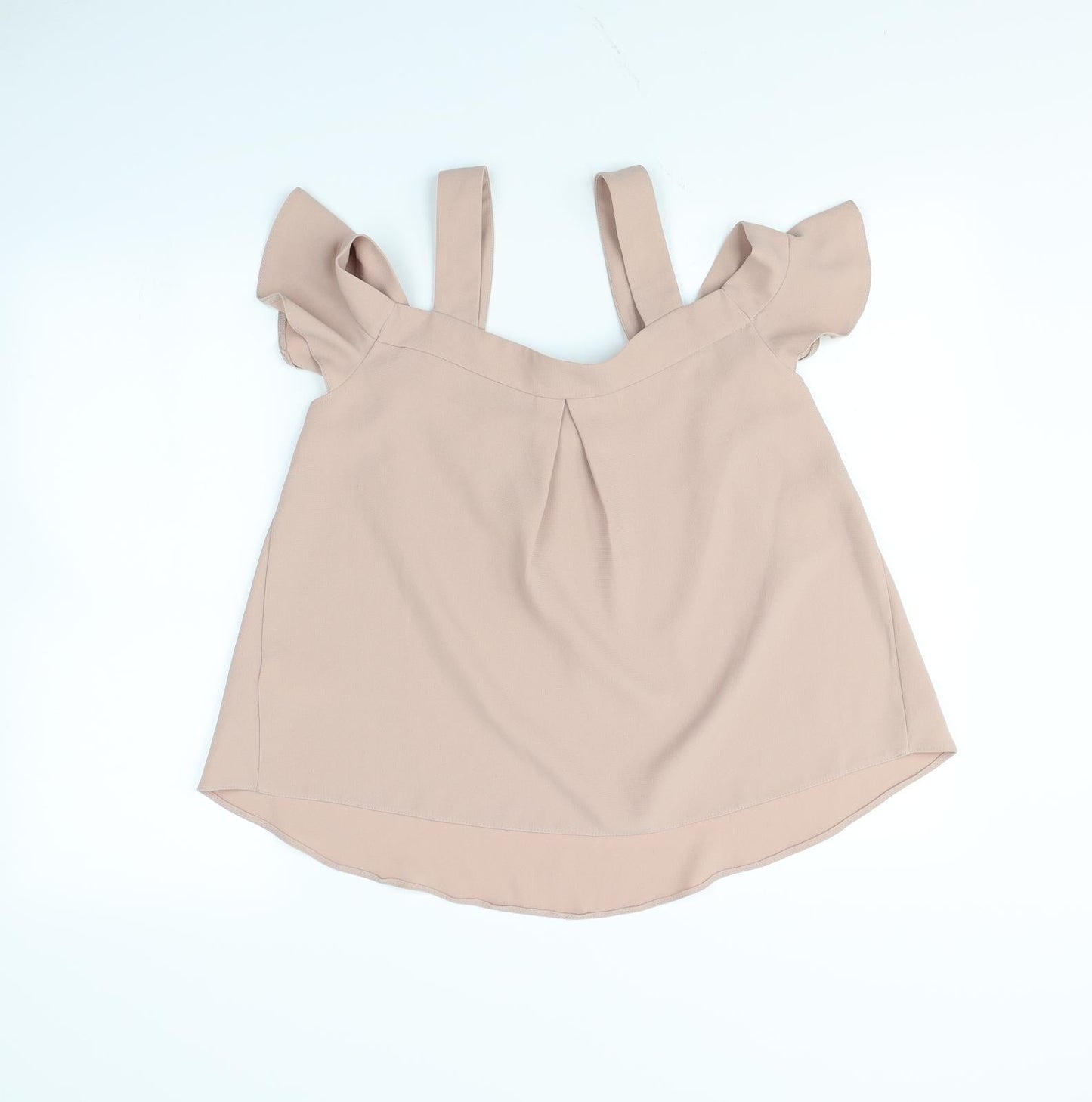 Topshop Womens Pink   Basic Blouse Size 8