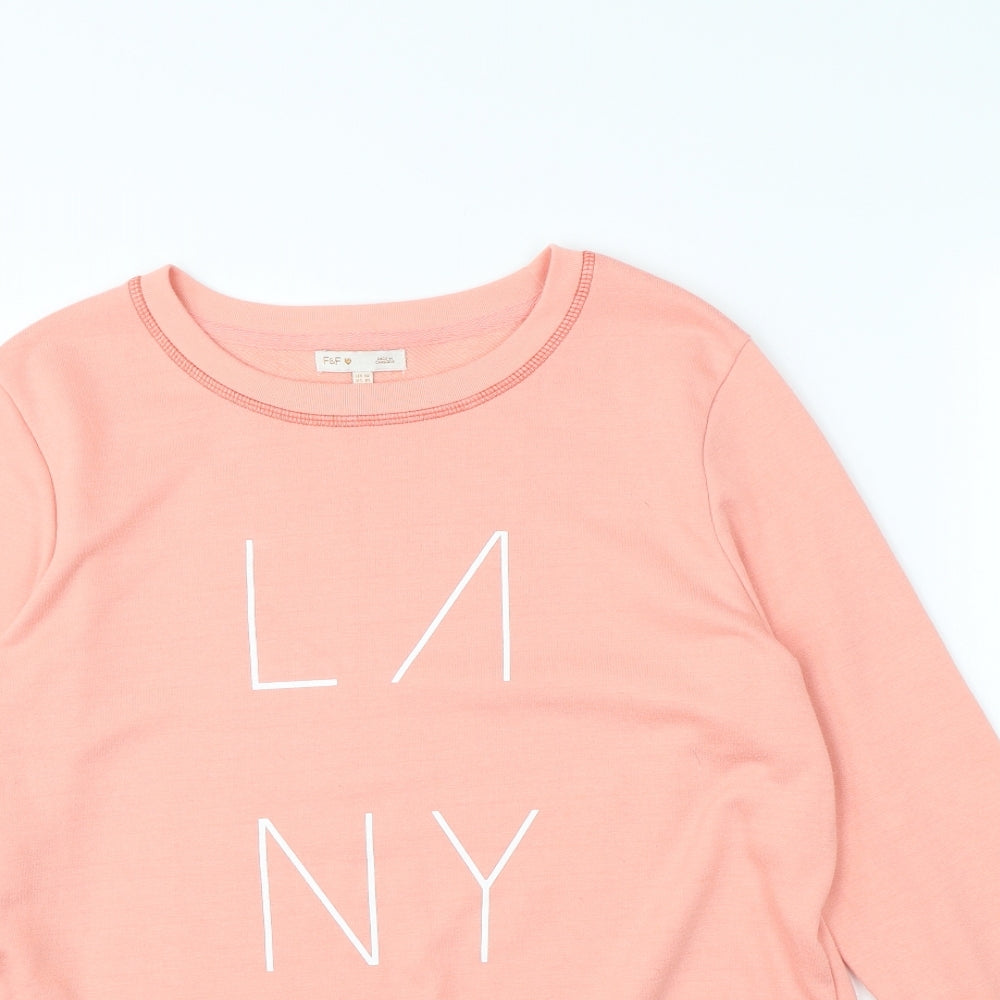 F&F Womens Pink   Pullover Jumper Size 14