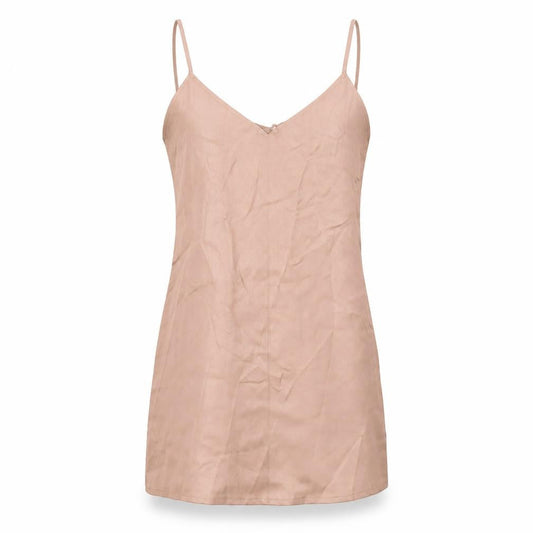 Front view of Missguided women’s pink mini, size UK 8