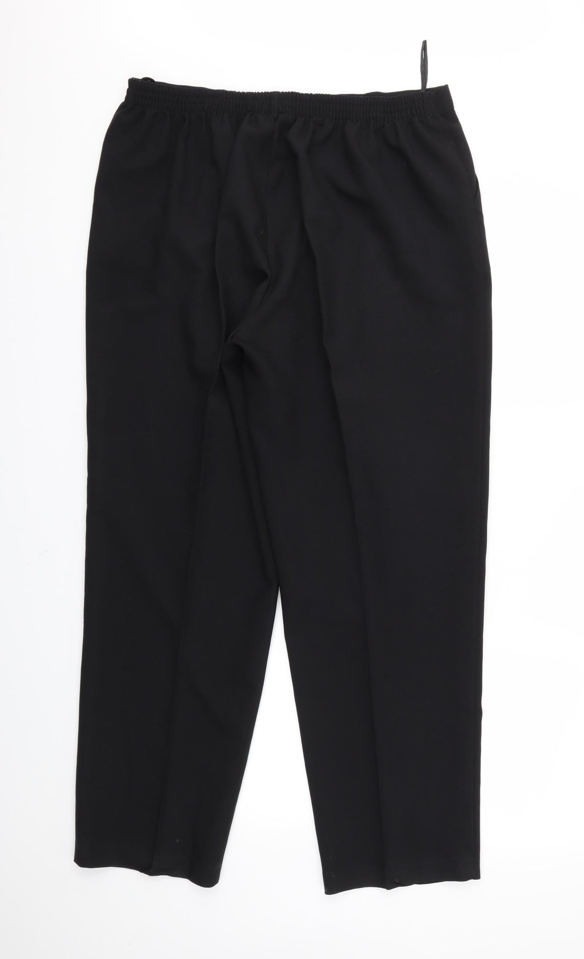 Preworn Womens Black   Trousers  Size 34 in L28 in