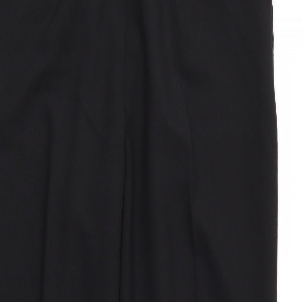 Preworn Womens Black   Trousers  Size 34 in L28 in