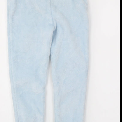 Preloved NEXT Girls Blue Solid  Capri Pyjama Pants Size 5-6 Years - Label