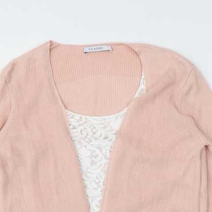 Marks & Spencer Womens Pink   Pullover Jumper Size 12
