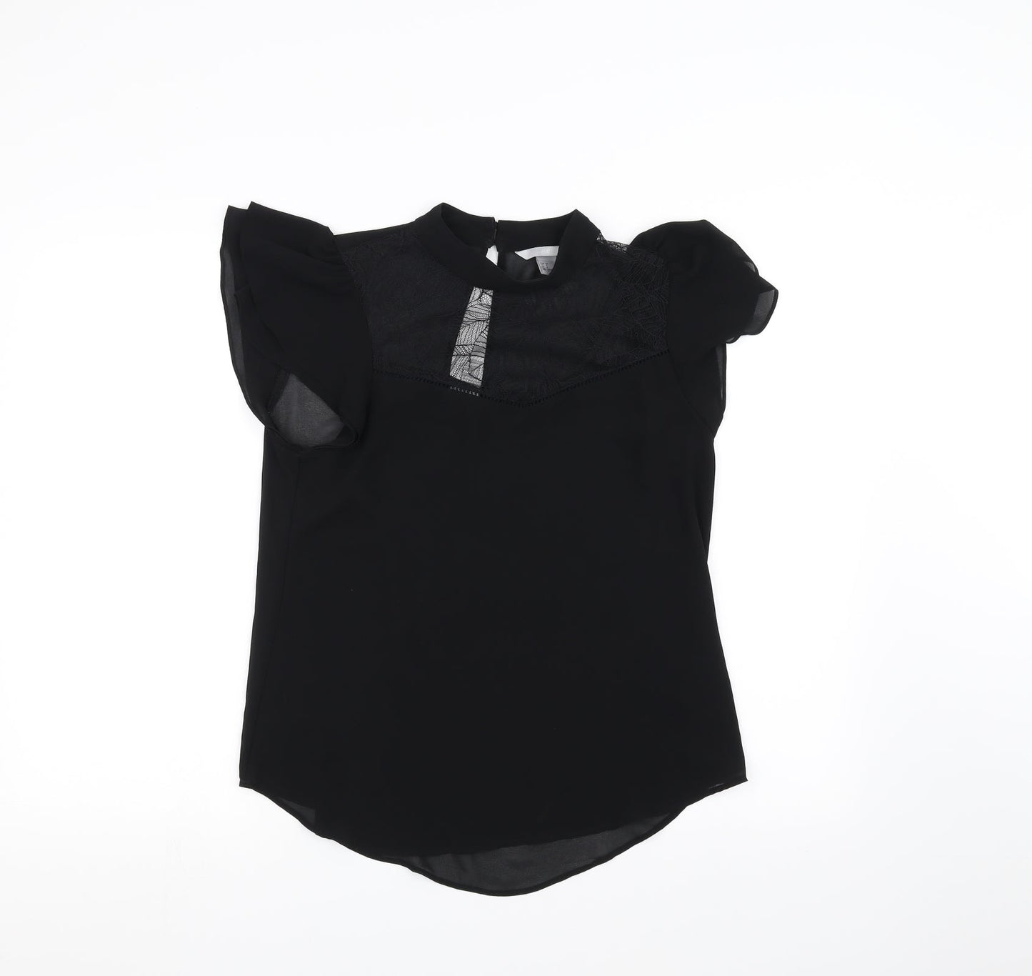 H&M Womens Black   Basic T-Shirt Size 8