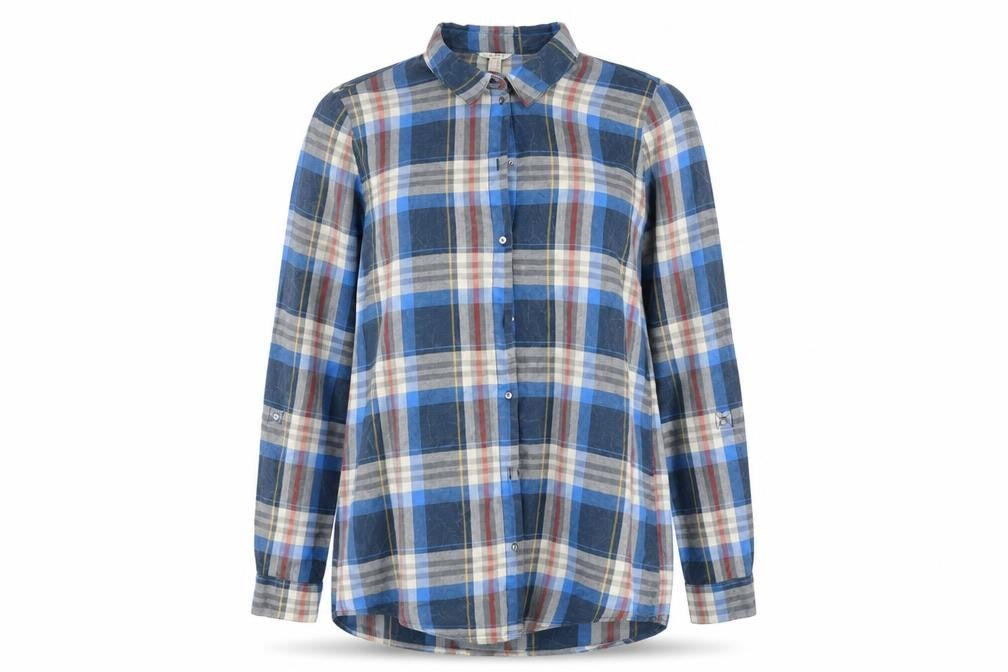 ESPIRIT Womens Blue   Basic Button-Up Size 10