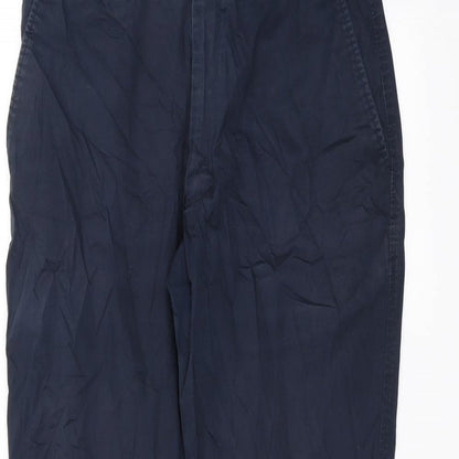 Preloved Marks and Spencer Mens Blue   Trousers  Size 32 L28 in - Detail