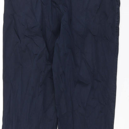 Preloved Marks and Spencer Mens Blue   Trousers  Size 32 L28 in - Label