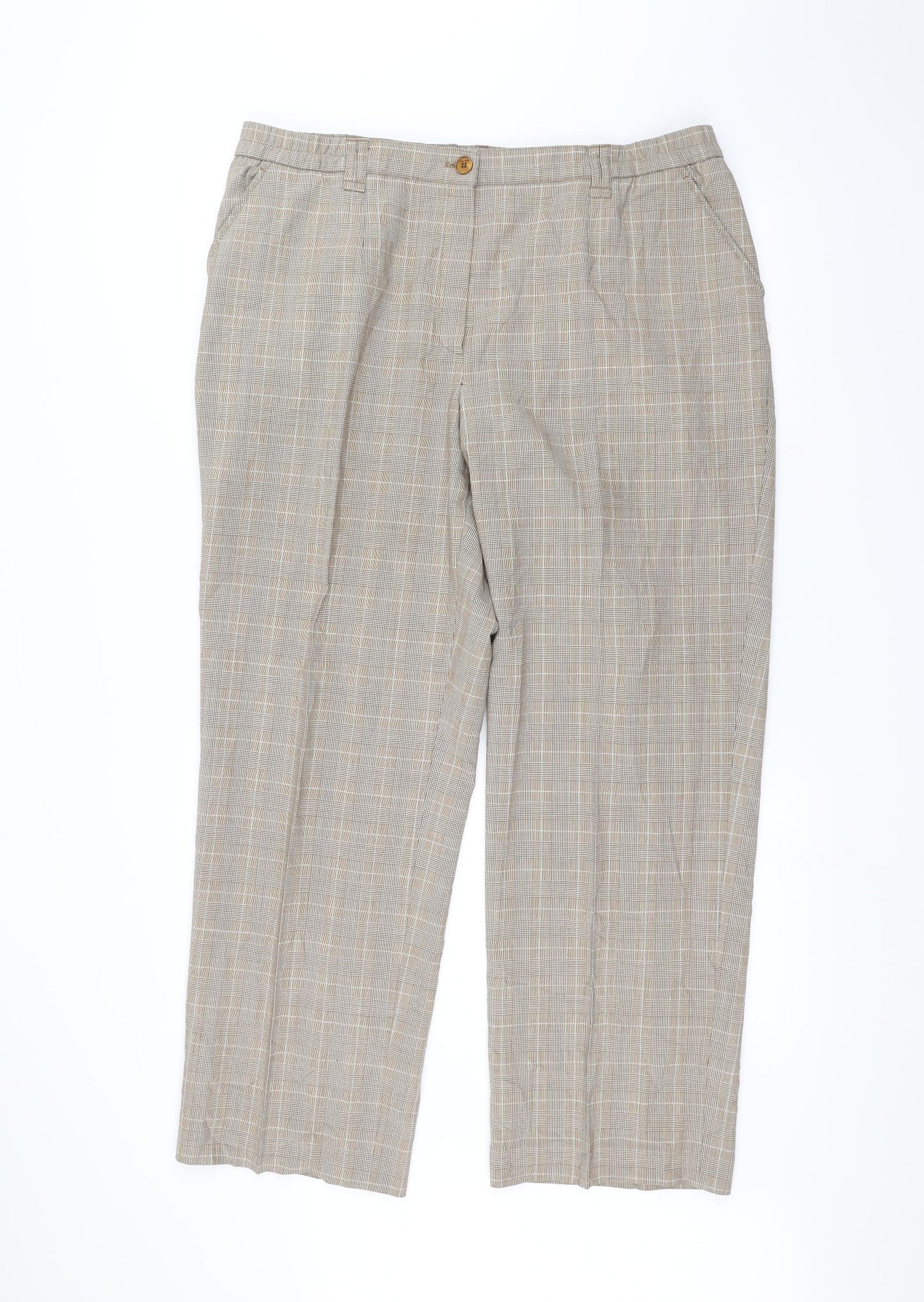 Wichele Womens Brown   Trousers  Size 20 L27 in