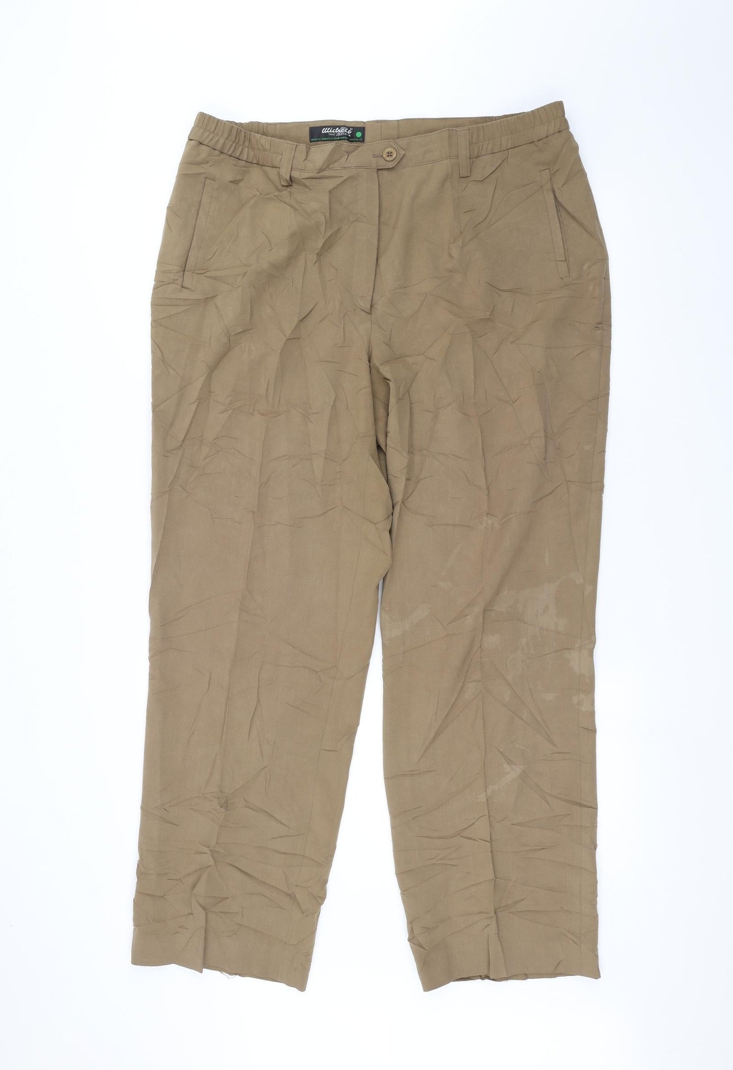 Wichele Womens Brown   Trousers  Size 20 L27 in