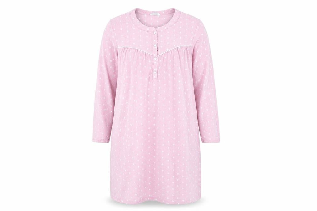 Marks & Spencer Womens Pink Polka Dot  Pullover Jumper Size 16