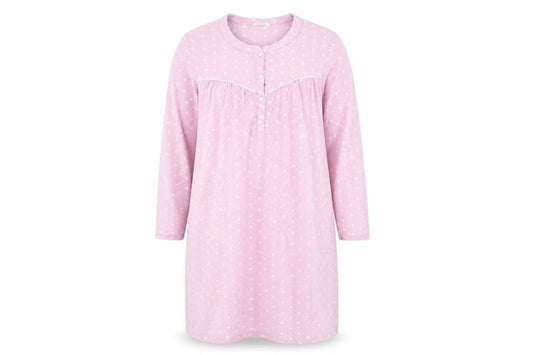 Marks & Spencer Womens Pink Polka Dot  Pullover Jumper Size 16