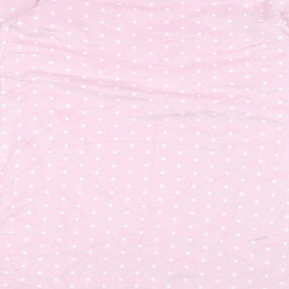 Marks & Spencer Womens Pink Polka Dot  Pullover Jumper Size 16