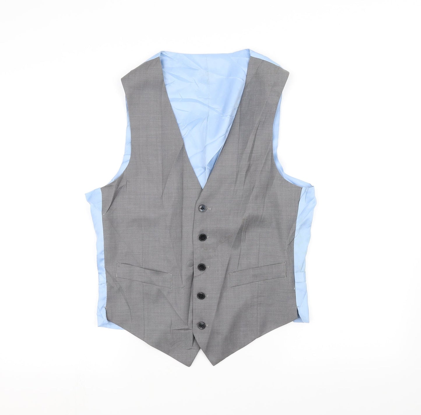 Marks and Spencer Mens Grey   Jacket Waistcoat Size S