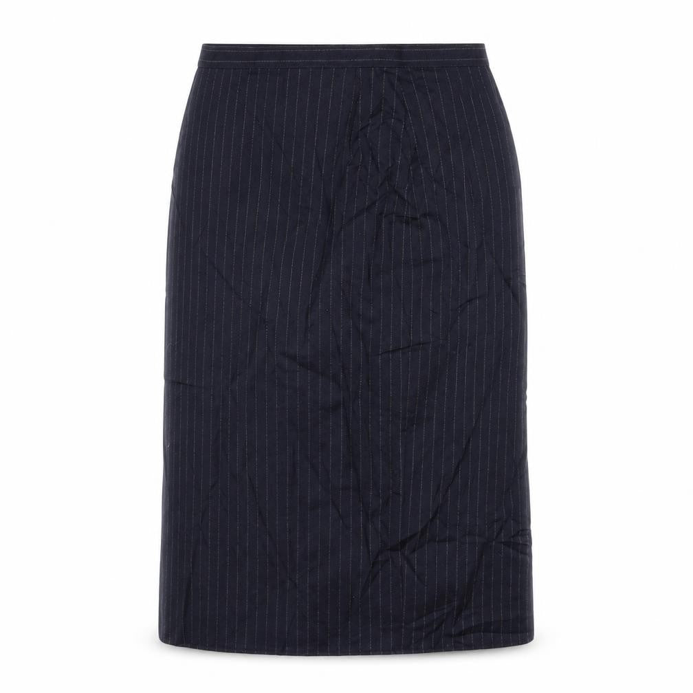 Marks & Spencer Womens Blue Striped  A-Line Skirt Size 12