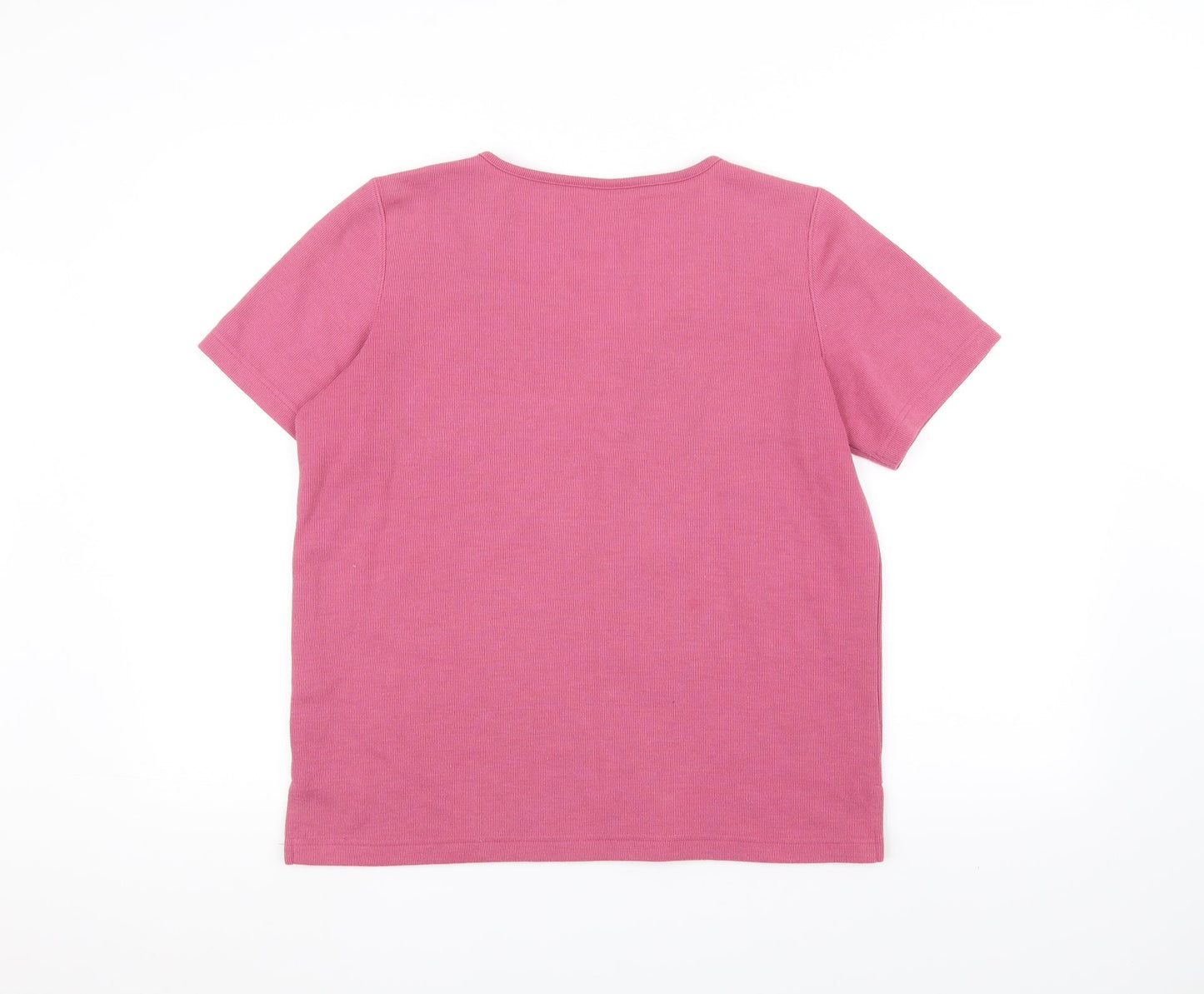 BM casual Womens Pink   Basic T-Shirt Size S
