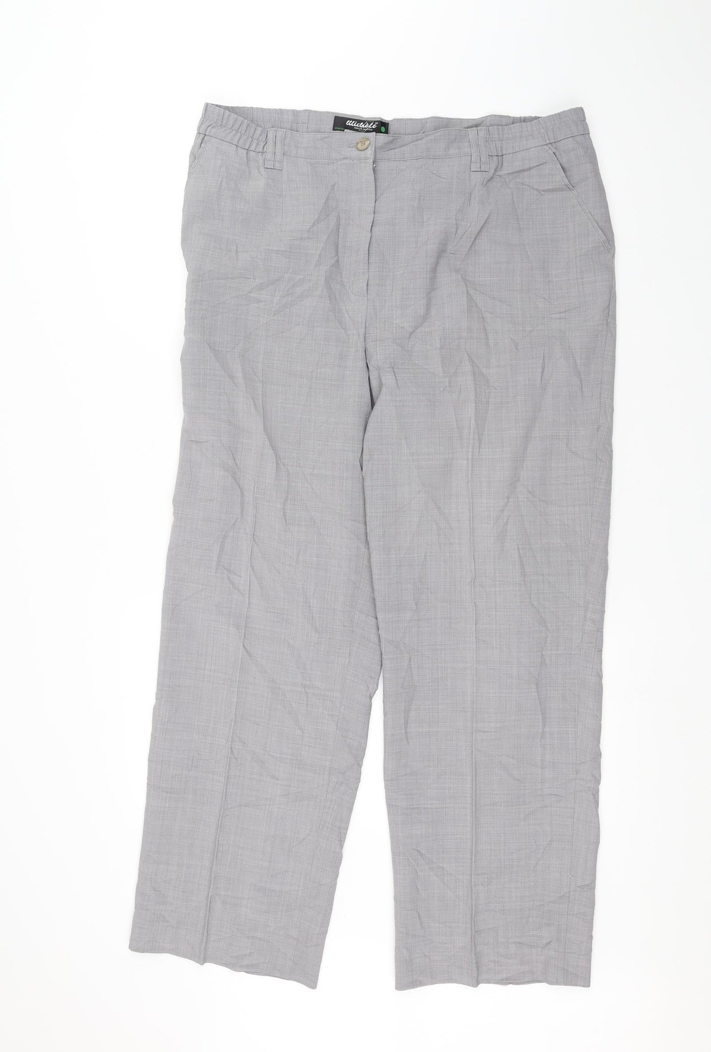 Wichele Womens Grey   Trousers  Size 20 L27 in
