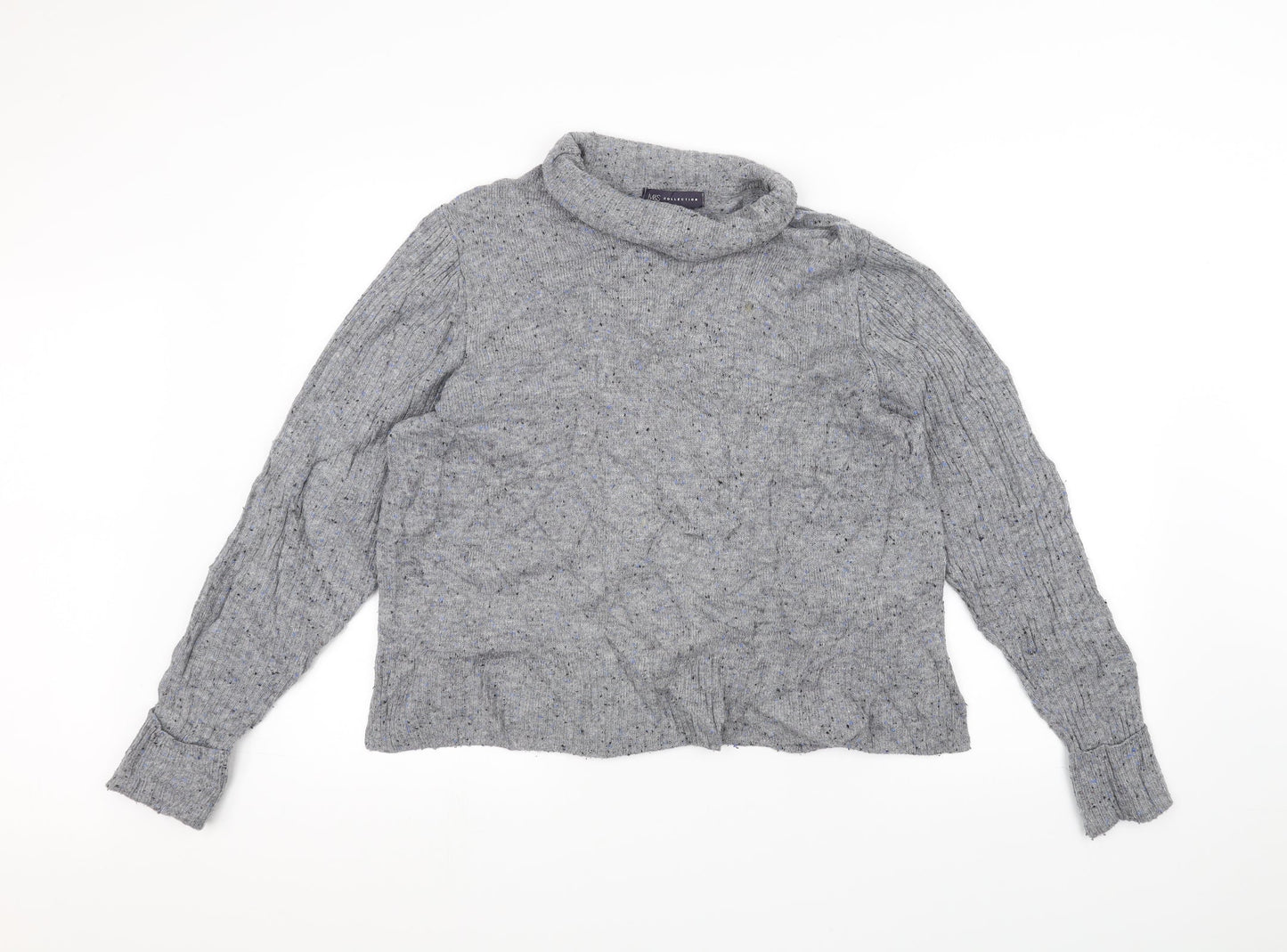 Marks and Spencer Womens Grey   Pullover Jumper Size 16