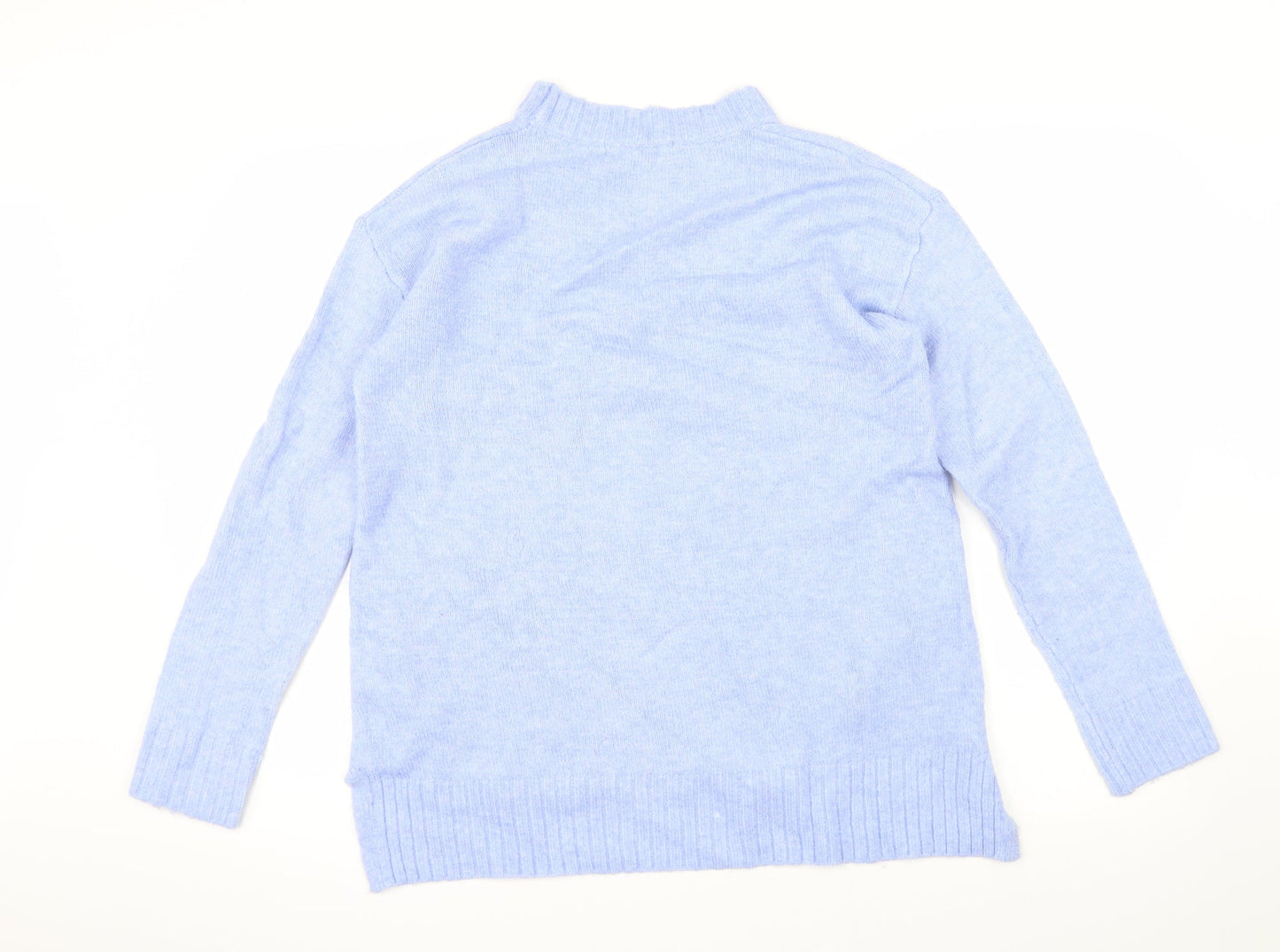 Marks & Spencer Womens Blue  Knit Pullover Jumper Size S