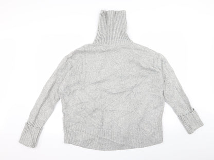 Preloved H&M Womens Grey   Pullover Jumper Size XS - Back