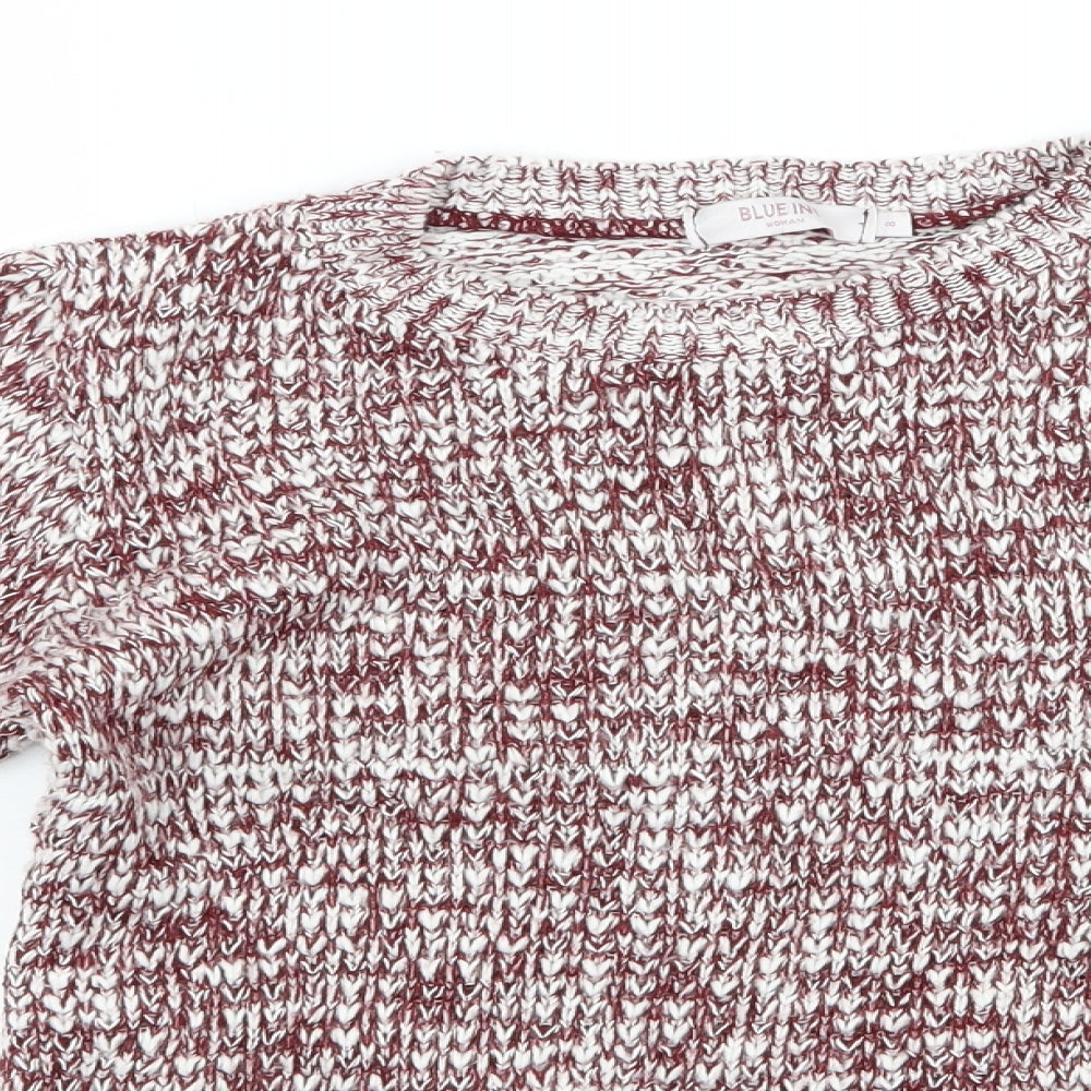 Blue Inc Womens Red   Pullover Jumper Size 8