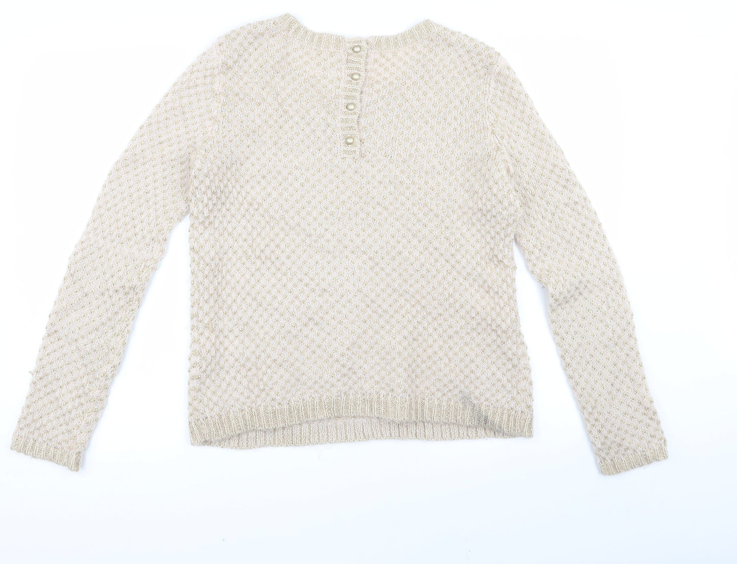 Preworn Womens Beige   Pullover Jumper Size S