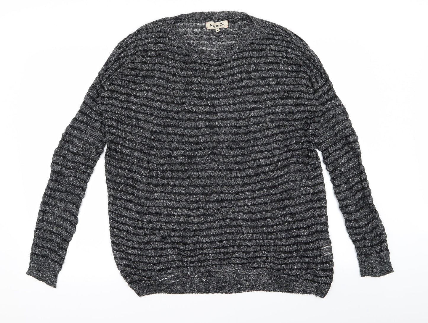 twisted muse  Womens Grey   Pullover Jumper Size L
