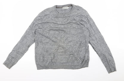 Ty Mens Grey   Pullover Jumper Size L