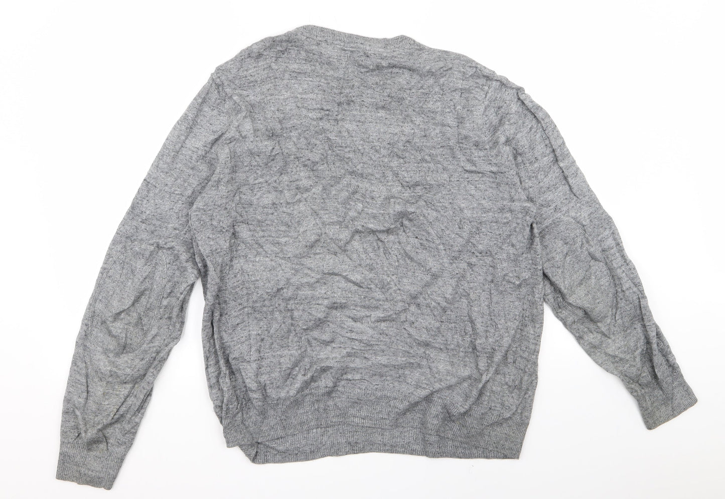 Ty Mens Grey   Pullover Jumper Size L