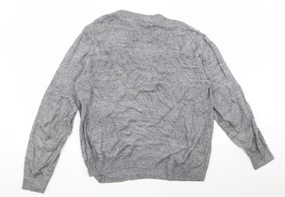Ty Mens Grey   Pullover Jumper Size L