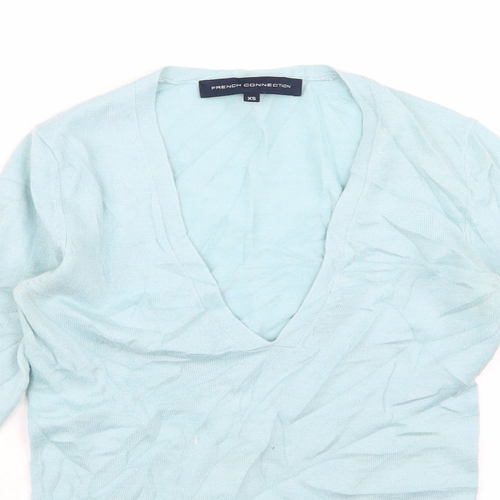 French Connection Womens Blue   Pullover Jumper Size XS