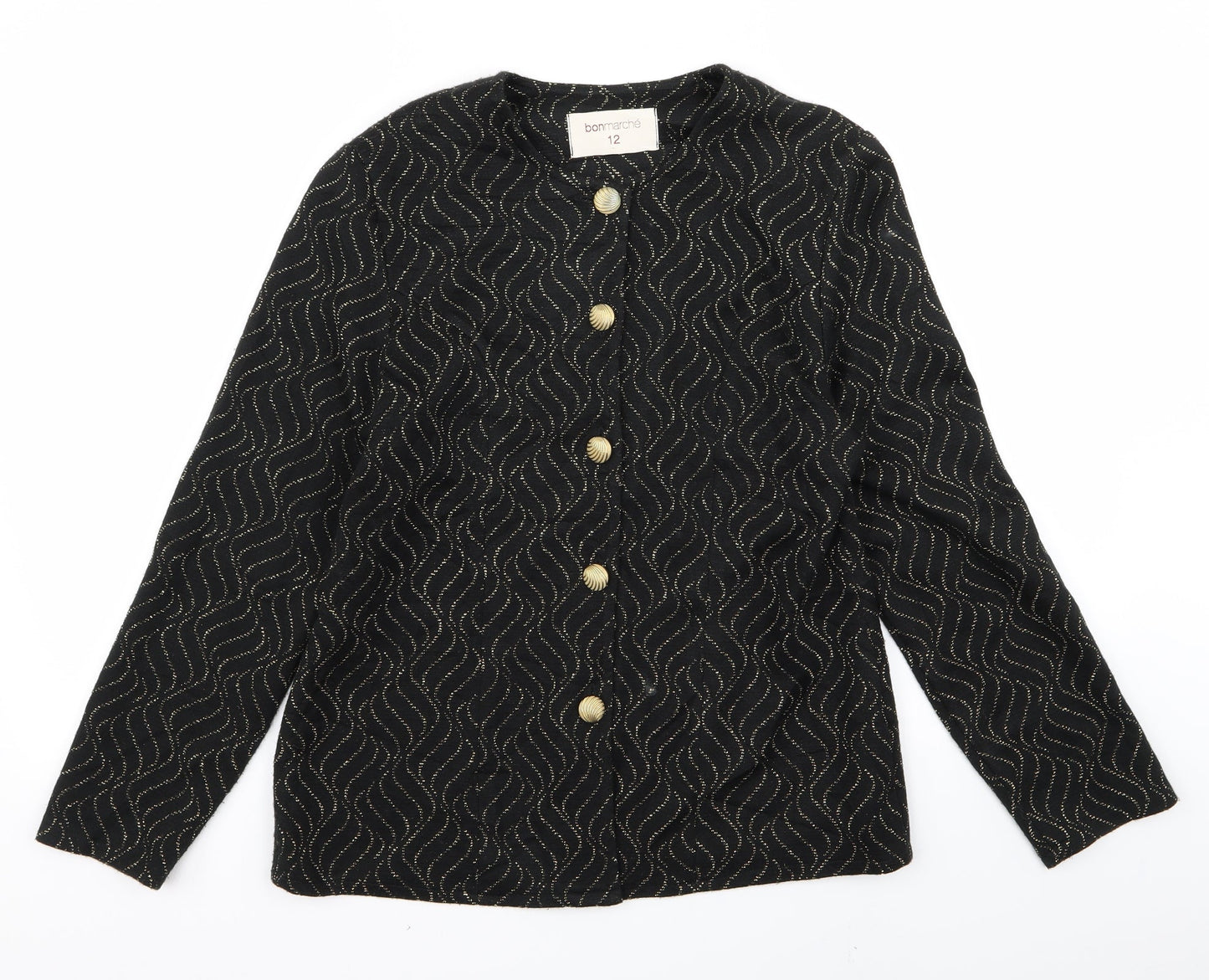 bonmarche Womens Black   Jacket  Size 12