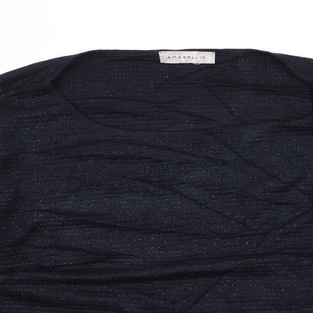 amarililly Womens Blue   Pullover Jumper Size 14